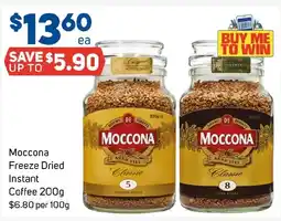 Foodland Moccona Freeze Dried Instant Coffee offer