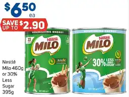 Foodland Nestlé Milo or 30% Less Sugar offer