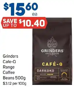 Foodland Grinders Cafe-Q Range Coffee Beans offer