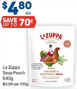 Foodland La Zuppa Soup Pouch offer