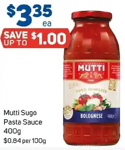 Foodland Mutti Sugo Pasta Sauce offer