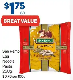 Foodland San Remo Egg Noodle Pasta offer