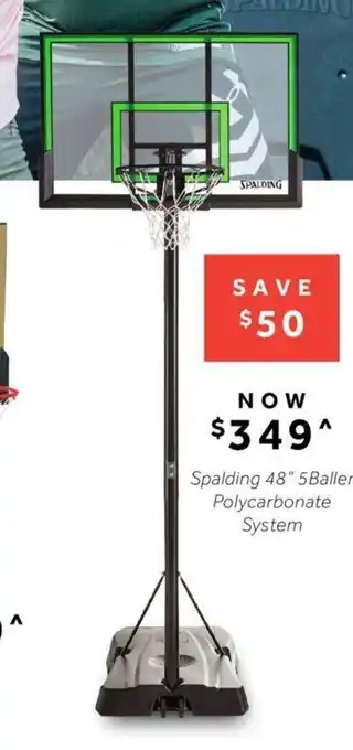 Rebel Spalding 48" 5Baller Polycarbonate System offer