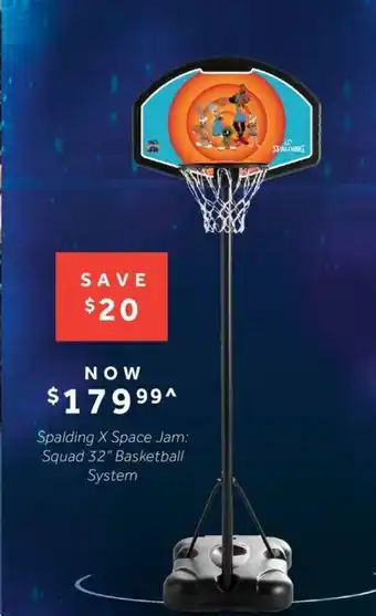 Spalding X Space Jam Squad 32" Basketball System
