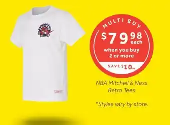 Rebel NBA Mitchell & Ness Retro Tees offer