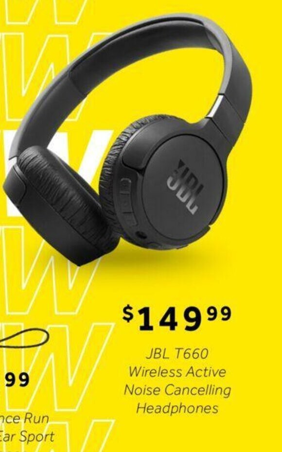 Jbl T660 Noise Cancelling Bluetooth Headphones Offer at Rebel