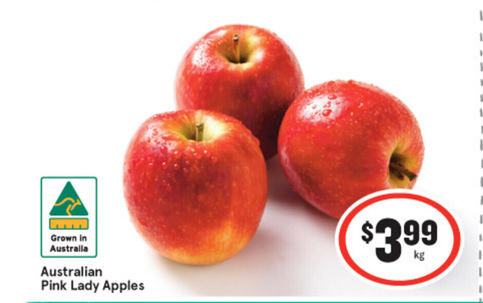 Australian Pink Lady Apples offer at IGA