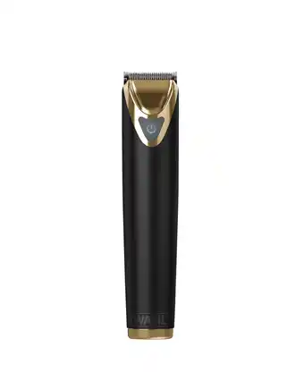 Shaver Shop Wahl superior performance stainless steel lithium-ion trimmer black & gold offer