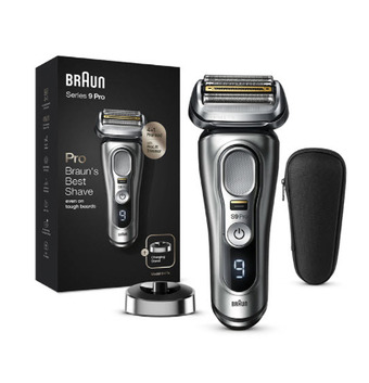 Shaver Shop Braun series 9 pro wet & dry electric shaver with charging stand & case offer