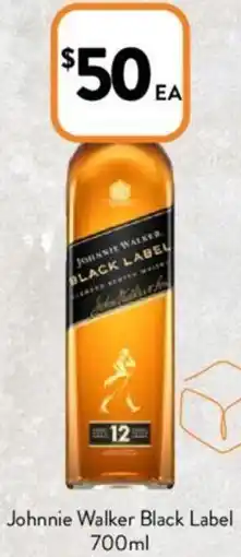 Foodworks Johnnie Walker Black Label offer