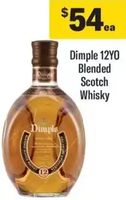 Liquorland Dimple 12YO Blended Scotch Whisky offer