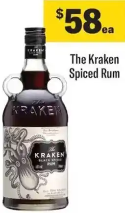 Liquorland The Kraken Spiced Rum offer