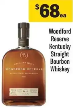 Liquorland Woodford Reserve Kentucky Straight Bourbon Whiskey offer