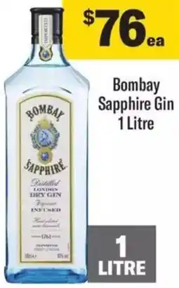 Liquorland Bombay Sapphire Gin offer