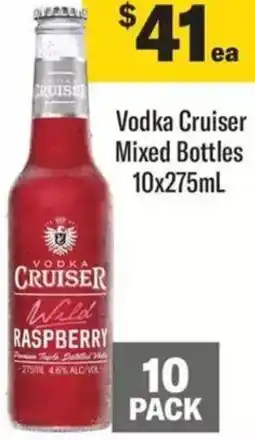 Liquorland Vodka Cruiser Mixed Bottles offer