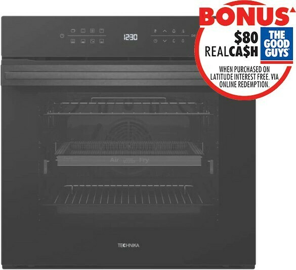 Technika 60cm Electric Oven Dark Stainless offer at The Good Guys