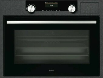 Asko 45cm Combination Steam Oven - Black Steel