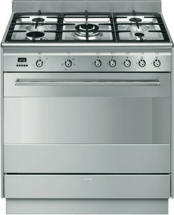 The Good Guys Smeg 90cm Freestanding Cooker - Stainless Steel offer