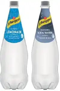 IGA Schweppes Mixers or Soft Drink 1.1 Litre Selected Varieties offer