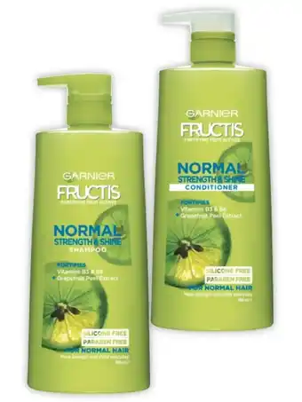 Coles Garnier Fructis Shampoo or Conditioner 850mL offer