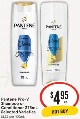 IGA Pantene Pro-V Shampoo or Conditioner offer