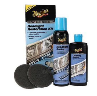 Meguiar's two-step headlight restoration kit