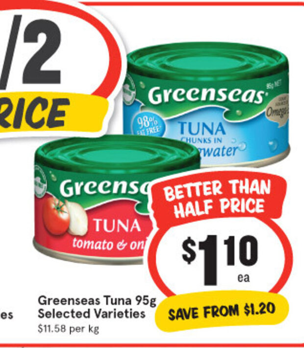 Greenseas Tuna 95g offer at IGA
