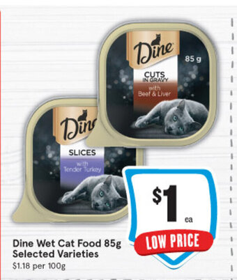 IGA Dine Wet Cat Food 85g offer