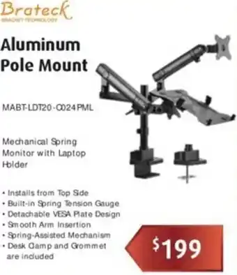 Aluminum Pole Mount