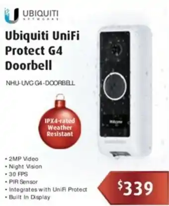 Ubiquiti Unifi Protect G4 Doorbell