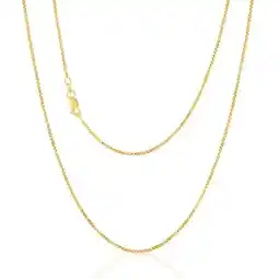 Shiels 9carat Silver Filled Box Chain 50cm offer