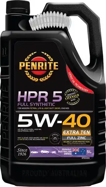 SuperCheap Auto Penrite HPR 5 Engine Oil offer