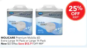 Amcal Pharmacies MoliCare offer