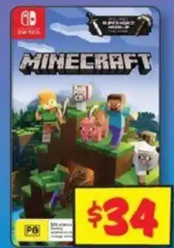 JB Hi-Fi MINECRAFT offer