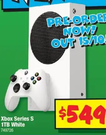 JB Hi-Fi Xbox Series S 1TB White offer