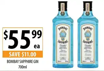 Supabarn BOMBAY SAPPHIRE GIN offer