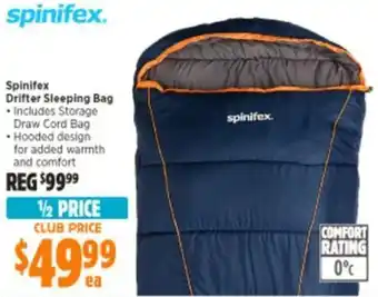 Anaconda Spinifex Drifter Sleeping Bag offer