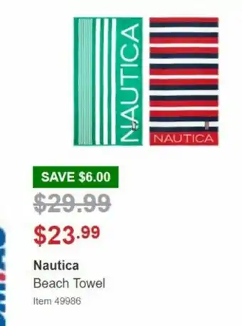 Nautica Beach Towel