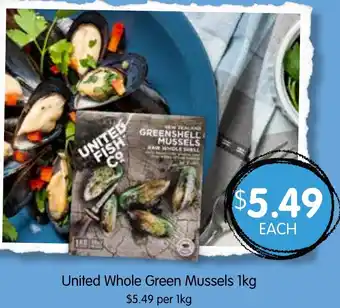 Spudshed United Whole Green Mussels offer