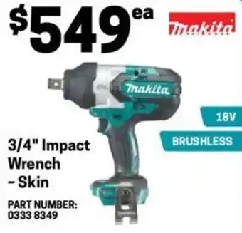 Blackwoods 3/4" Impact Wrench - Skin offer