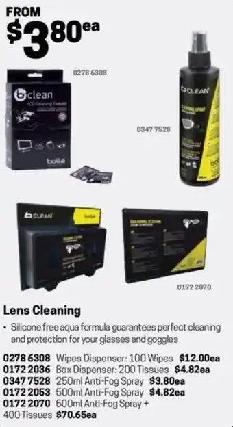 Blackwoods Lens Cleaning offer