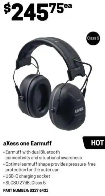 Blackwoods axess one Earmuff offer