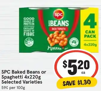 Ritchies SPC Baked Beans or Spaghetti offer