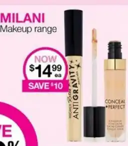 Priceline MILANI Makeup range offer