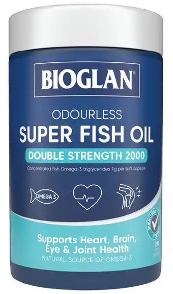 Discount Drug Stores Bioglan super fish oil 200 capsules offer
