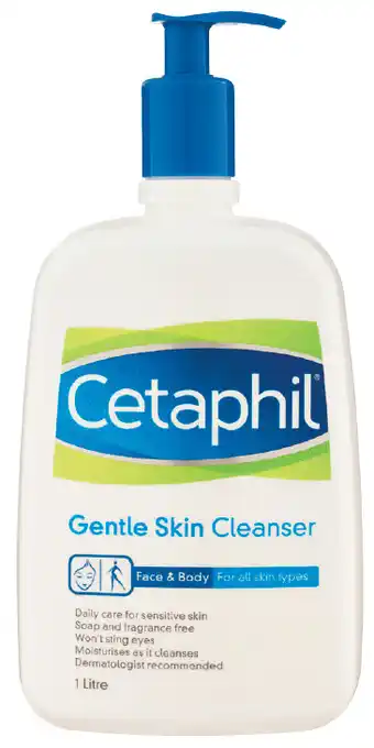 Discount Drug Stores Cetaphil gentle skin cleanser 1l offer