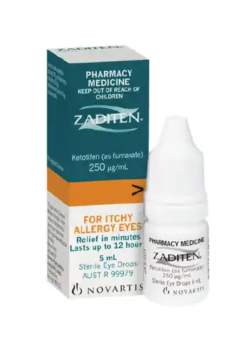 Zaditen allergy eye drops 5ml