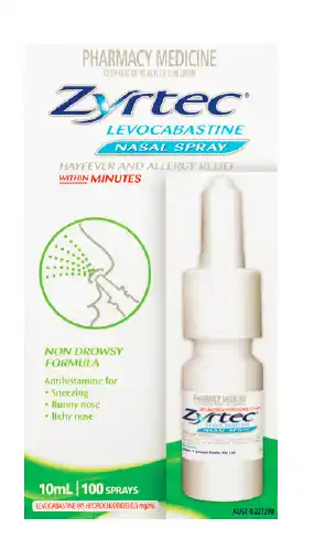Discount Drug Stores Zyrtec hayfever and allergy relief nasal spray 100 sprays offer