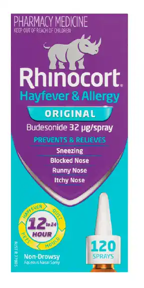 Rhinocort hayfever & allergy nasal original 32mcg 120 spray