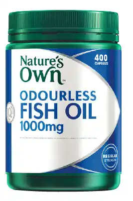 Discount Drug Stores Nature's own odourless fish oil 1000mg 400 capsules offer